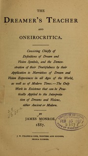 Cover of: The dreamer's teacher and oneirocritica