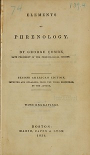 Cover of: Elements of phrenology.