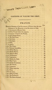 Cover of: History of the political institutions, of the nations of Europe and America