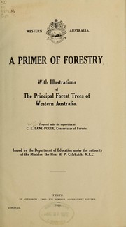 A primer of forestry by C. E. Lane-Poole