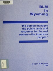 Cover of: BLM in Wyoming