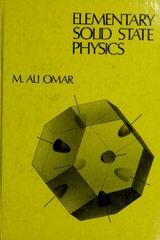 Cover of: Elementary solid state physics by M. Ali Omar