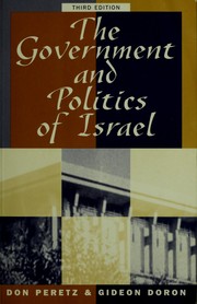 Cover of: The government and politics of Israel by Don Peretz