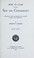 Cover of: How to cook for the sick and convalescent
