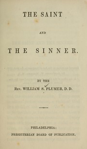 Cover of: The saint and the sinner