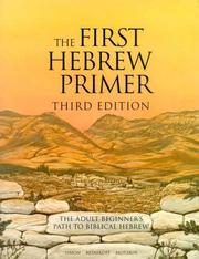 Cover of: The first Hebrew primer by Ethelyn Simon