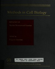 Cover of: Nuclear structure and function