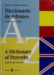 Cover of: Diccionario De Refranes | DelfiМЃn Carbonell Basset