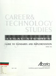 Cover of: Legal studies: guide to standards and implementation. --