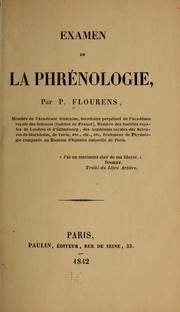 Cover of: Examen de la phrénologie