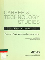 Cover of: Legal studies by Alberta. Curriculum Standards Branch