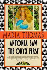 Cover of: Antonia Saw the Oryx First