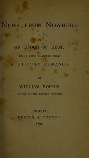 Cover of: News from Nowhere by William Morris