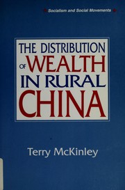 Cover of: The distribution of wealth in rural China