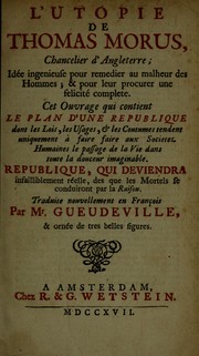 Cover of: L'Utopie by Thomas More