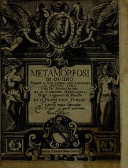 Cover of: Le metamorfosi di Ovidio by Ovid