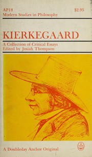 Cover of: Kierkegaard: a collection of critical essays. by Josiah Thompson