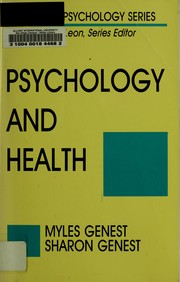 Cover of: Psychology and health by Myles Genest
