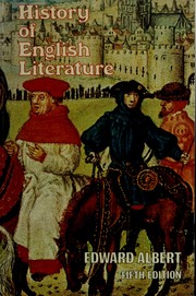 A history of English literature by Edward Albert