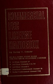 Cover of: Commercial FCC license handbook by Harvey F. Swearer
