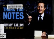 Cover of: Thank you notes