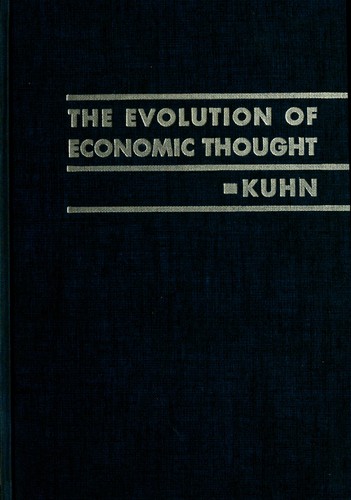 The Evolution Of Economic Thought 1963 Edition Open