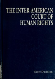 Cover of: The Inter-American Court of Human Rights
