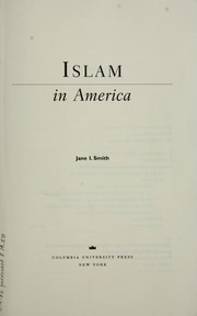 Cover of: Islam in America by Jane I. Smith