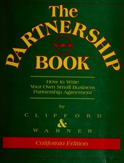 Cover of: The partnership book--California edition
