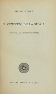 Cover of: Il concetto della storia