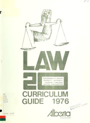 Cover of: Law 20 curriculum guide