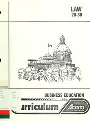Cover of: Law 20-30: Business education