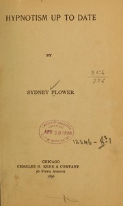 Cover of: Hypnotism up to date by Sydney Blanshard Flower