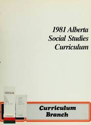 Cover of: 1981 Alberta social studies curriculum: in-service project : skills objectives module.