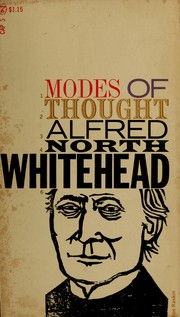 Cover of: Modes of thought