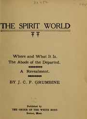 Cover of: The spirit world