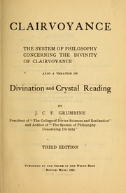 Cover of: Clairvoyance by J. C. F. Grumbine