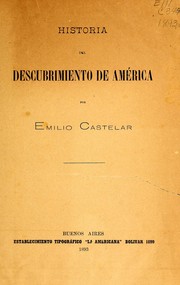 Cover of: Historia del descubrimiento de América