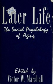 Cover of: Social bonds in later life: aging and interdependence