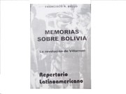 Memorias sobre Bolivia by Francisco R. Bello