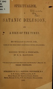 Cover of: Spiritualism: a Satanic delusion, and a sign of the times