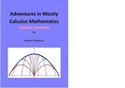 Cover of: Adventures in Mostly Calculus - Kindle Fire Edition by Richard J. Palmaccio