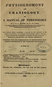 Cover of: Physiognomony and craniology | J. D. L. Zender