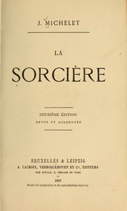 Cover of: La sorcière by Jules Michelet