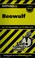 Cover of: CliffsNotes Beowulf