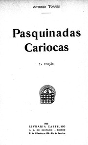 Cover of: Pasquinadas cariocas