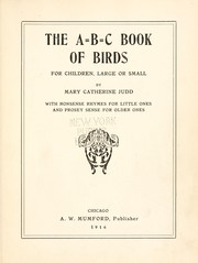 A.B.C. book of birds by Mary Catherine Judd