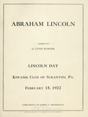 Cover of: Abraham Lincoln by G. Lynn Sumner