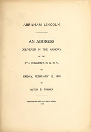 Cover of: Abraham Lincoln | Alton Brooks Parker