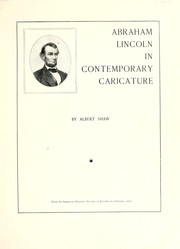 Cover of: Abraham Lincoln in contemporary caricature by Albert Shaw
